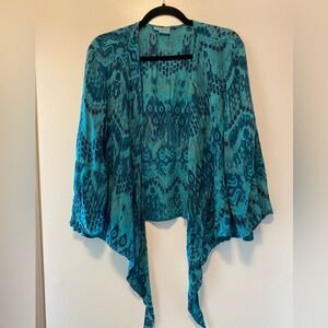 Tianello washable silk top -size XL